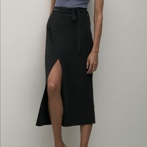 ZARA KNITWEAR WRAP SKIRT